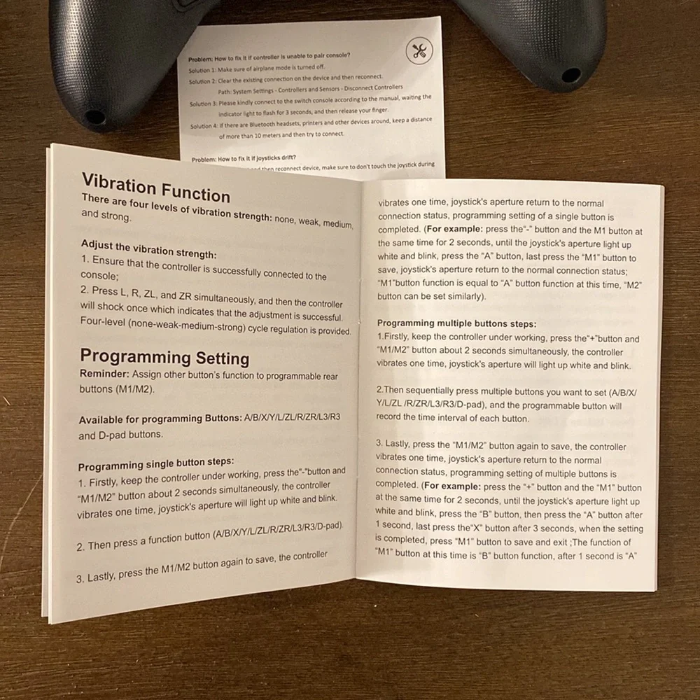 UNTESTED Open Box Multifunctional Wireless Pro Elite Controller